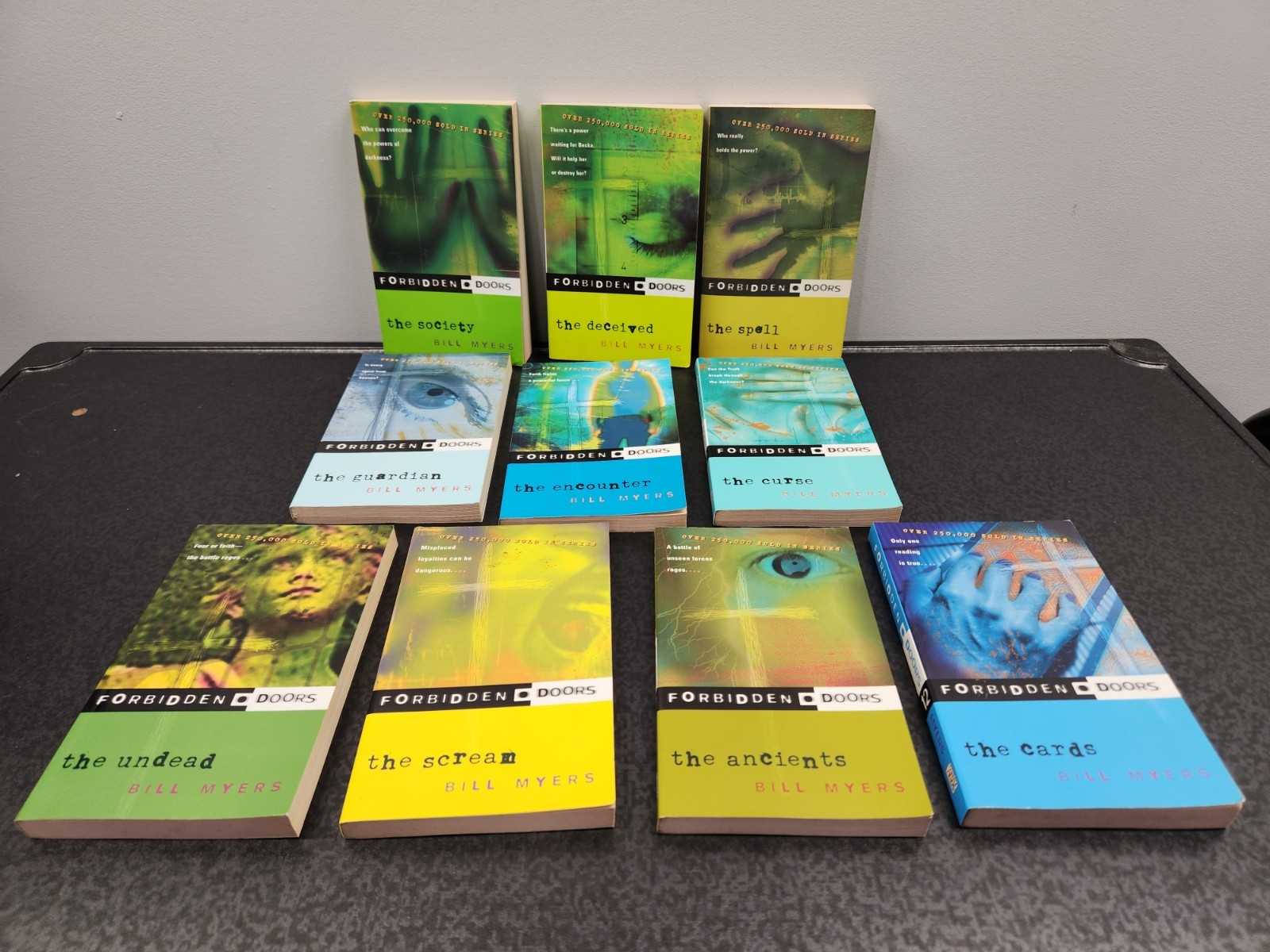 Lot of (10) Forbidden Doors Books #1-3, 5-10, 12 by Bill Myers Paperback Bundle