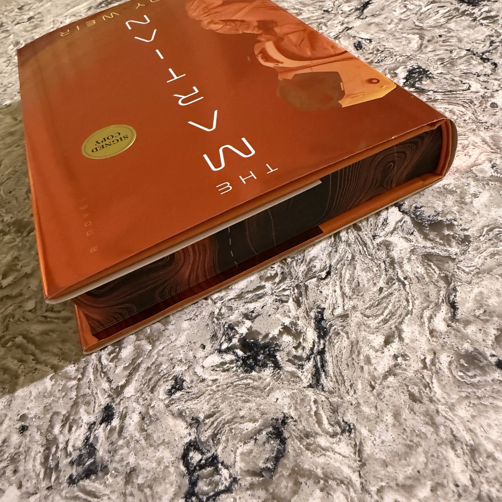 The Martian SIGNED by Andy Weir DELUXE EDITION (2026, Hardcover)