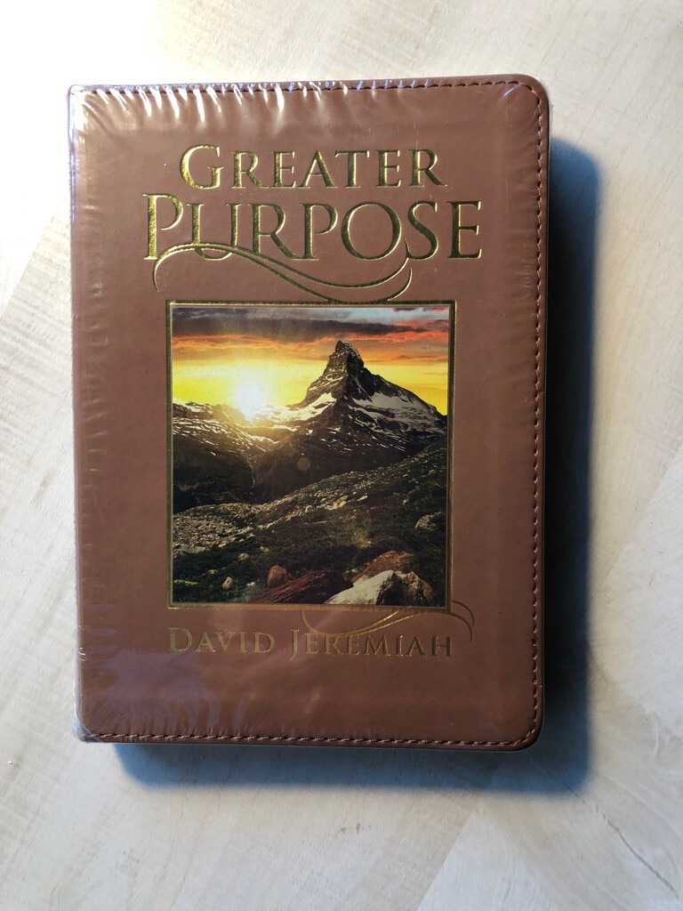 New in Shrinkwrap; „Greater Purpose“ Daily Devotional by David Jeremiah