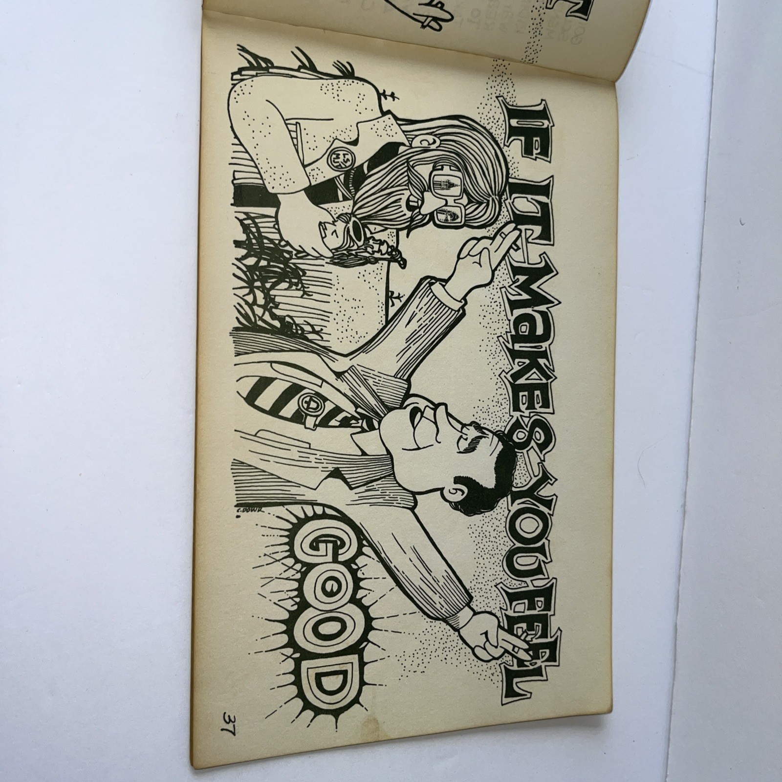 1971 Dr. Natural’s High Toy Guide Book Smoking Weed Marijuana Cartoons