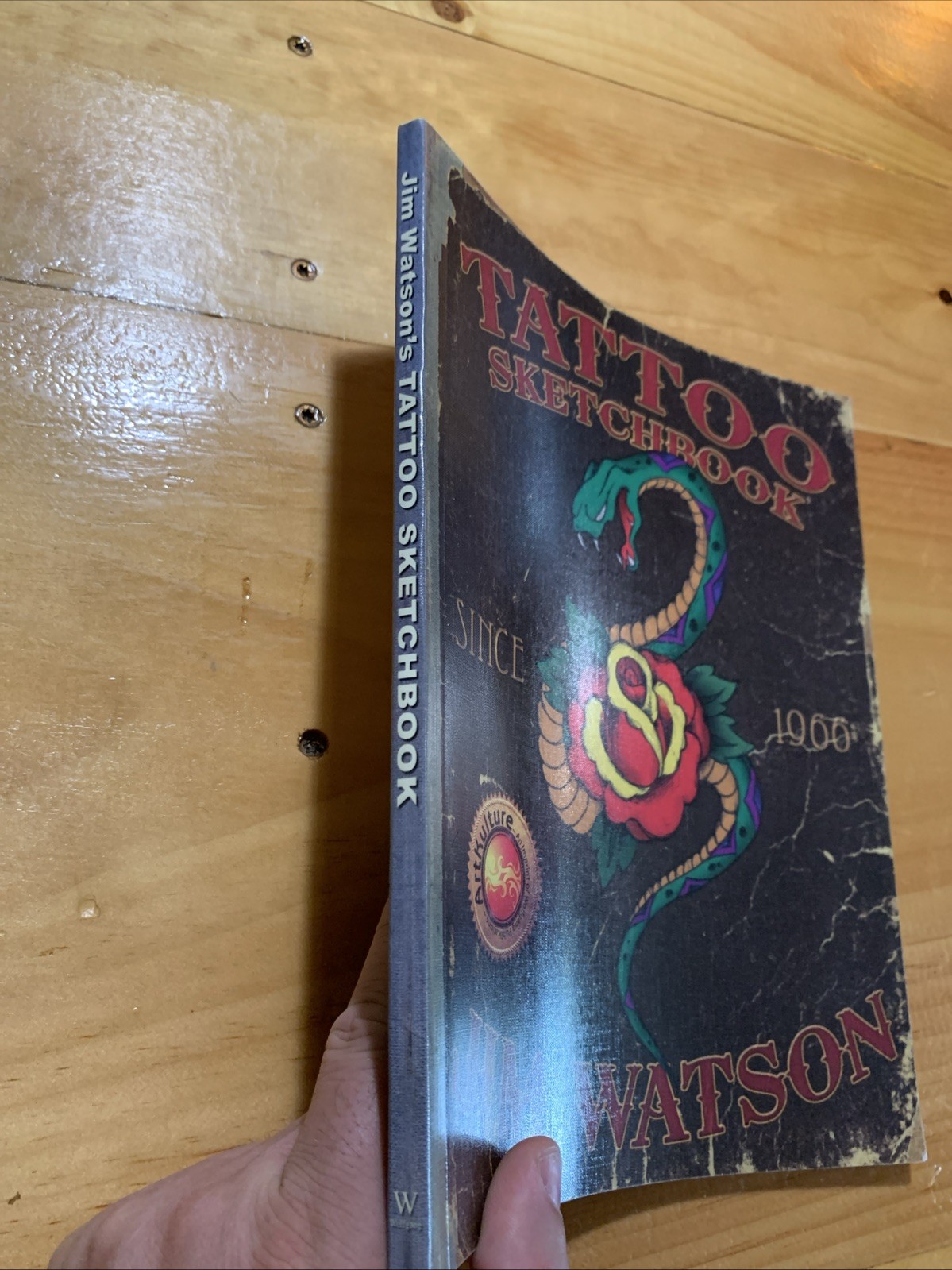 Jim Watson TATTOO SKETCHBOOK Since 1966` (Paperback) Superior Tattoo Flash