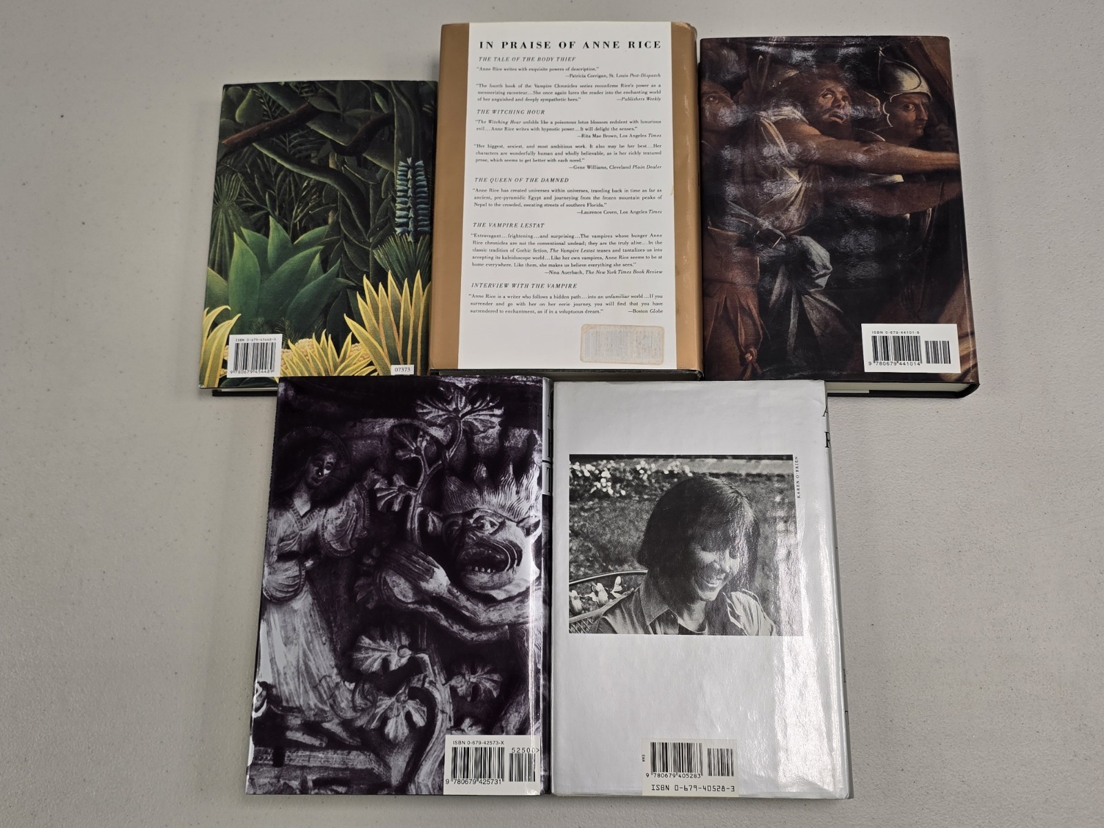 Anne Rice Hardcover Book Lot 5x (4 1st Editions) Vampire Chronicles Mayfair