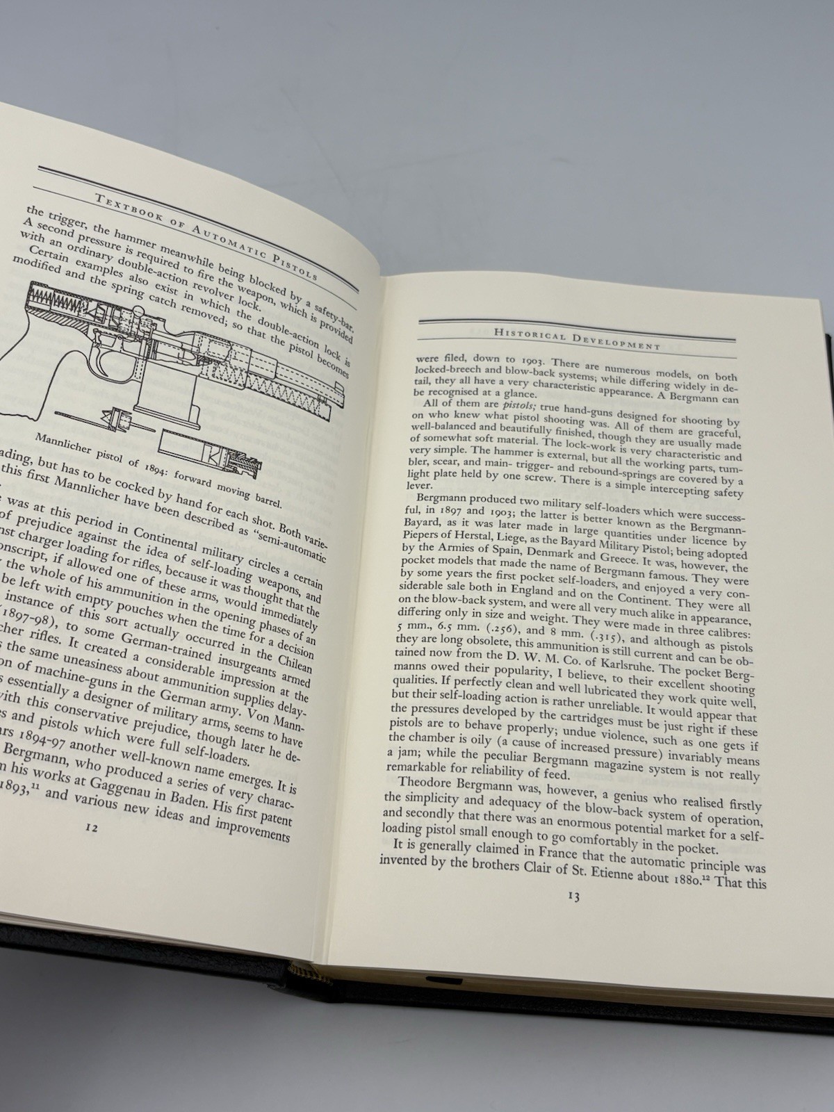 Textbook Of Automatic Pistols By Wilson Special Edition Leather Bound HC