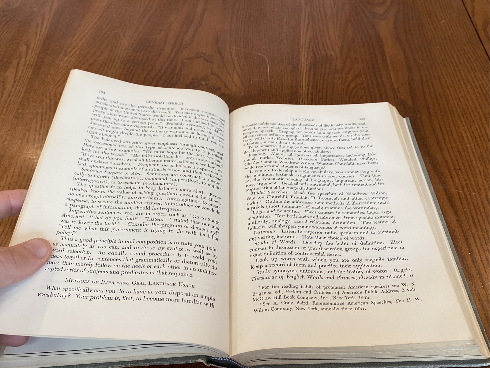 Vtg Essentials of General Speech Baird & Knower McGraw-Hill HC 1st Edition 1949