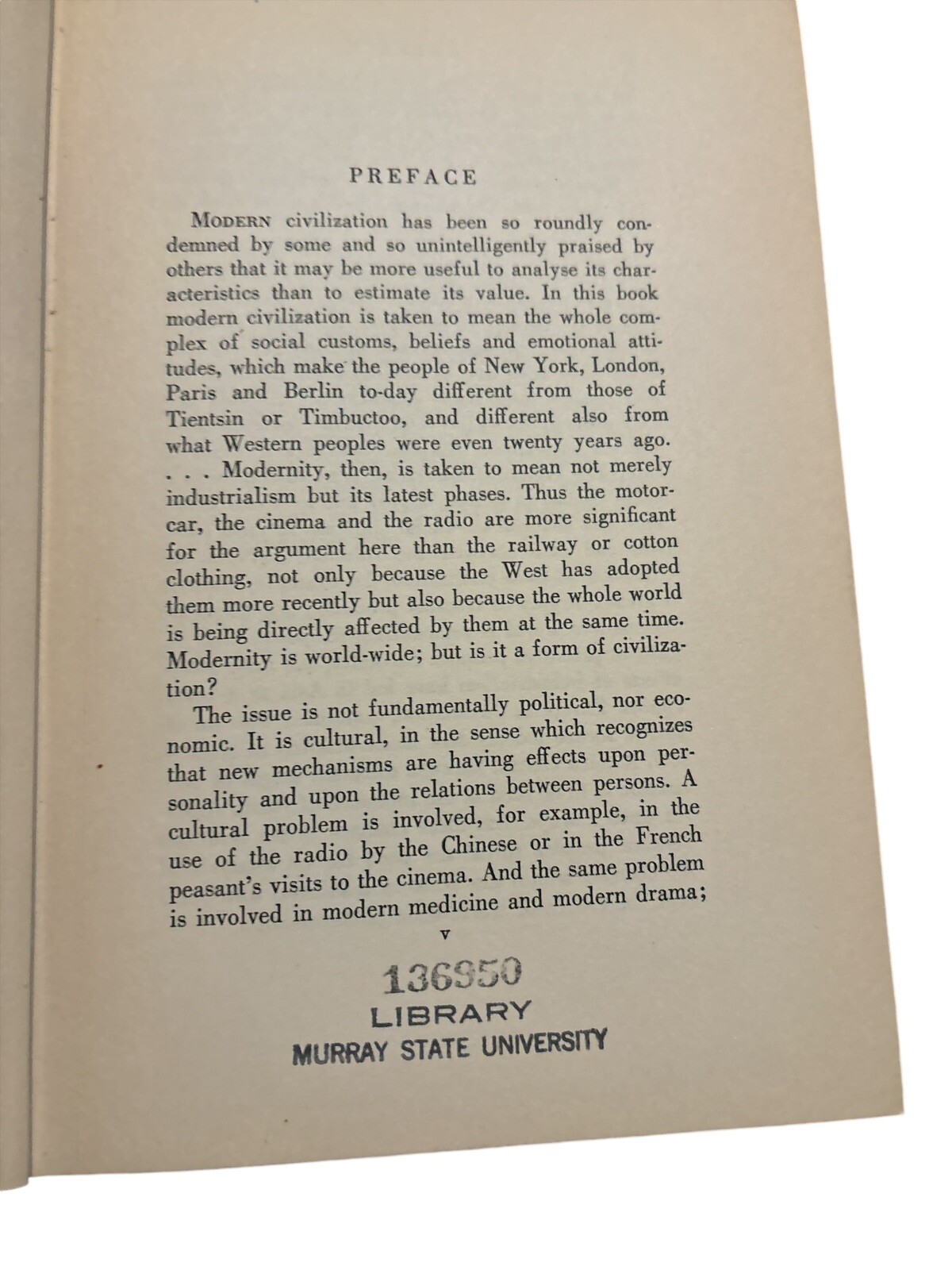 Modern Civilization on Trial By C.Delisle Burns 1931 Hardcover Macmillan Company