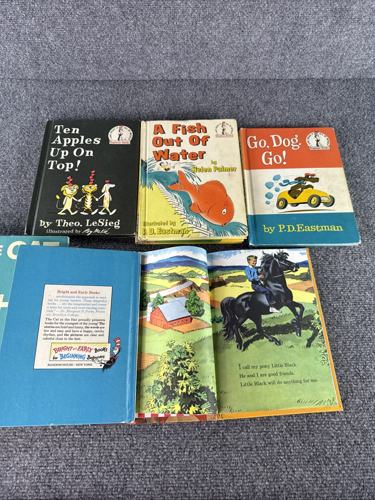 Lot of 36 Vintage Beginner Books – Dr Seuss LeSieg Berenstain