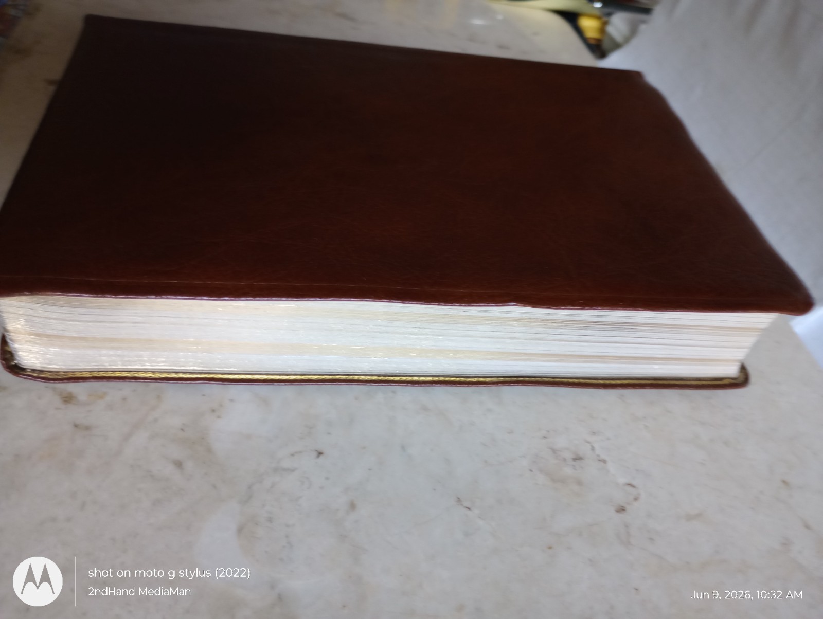 1983 NKJV HOLY OPEN BIBLE EXPANDED EDITION NELSON 456BR BROWN LEATHER BOOK
