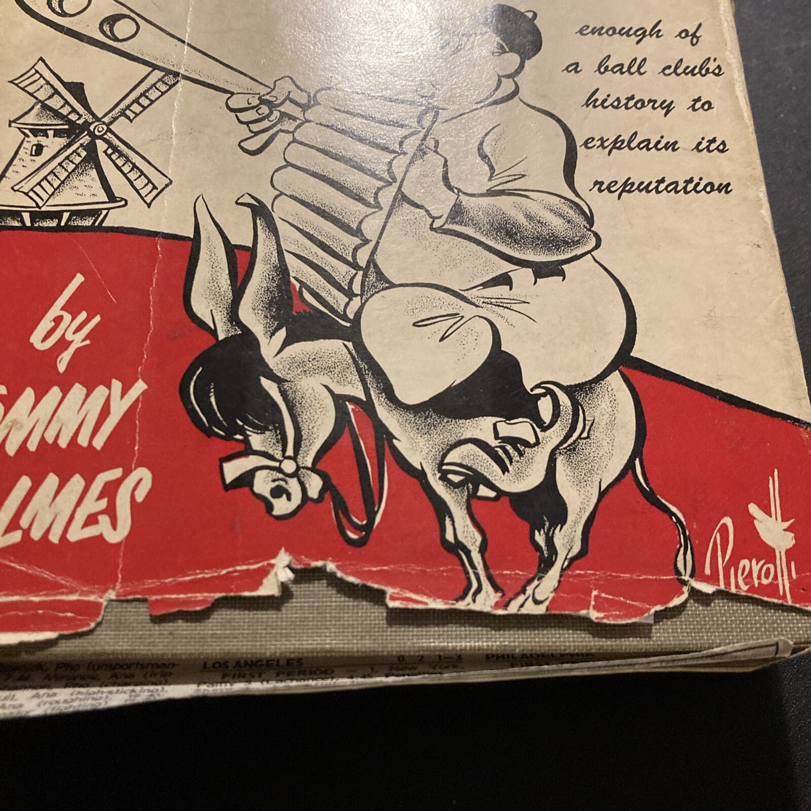 Dodgers Daze And Knights by Tommy Holmes 1953 1st Edition Hardcover Good B4