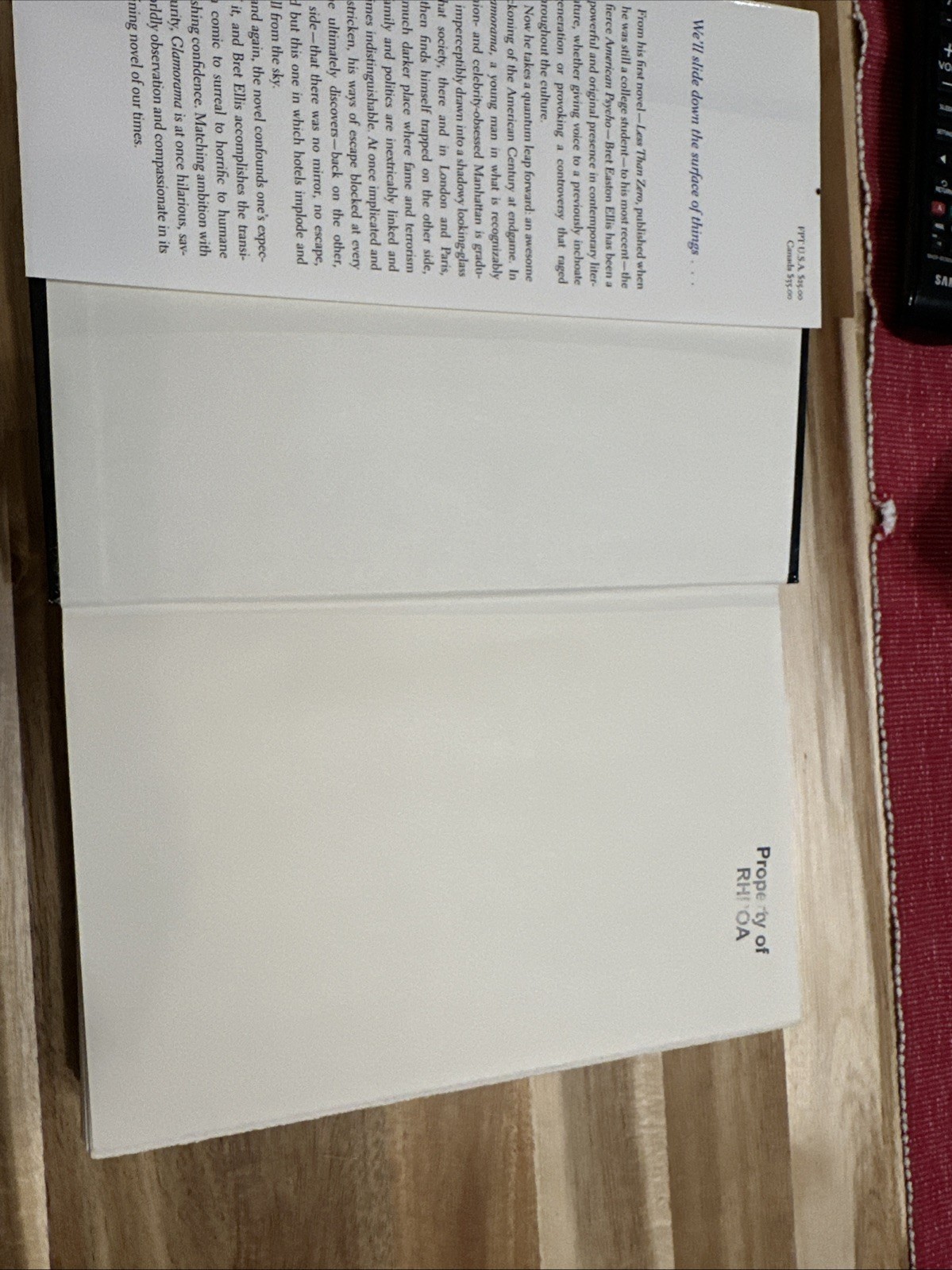 Glamorama by Bret Easton Ellis (1998, Hardcover) FIRST EDITION RARE FIND