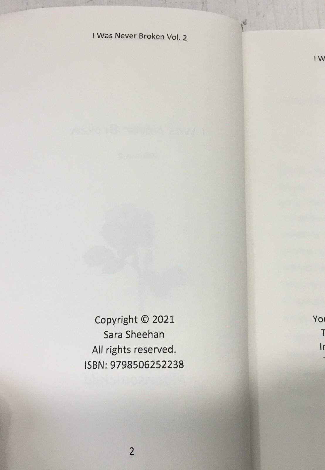 I Was Never Broken: Volume 2 Moonsoulchild by Sara Sheehan PAPERBACK