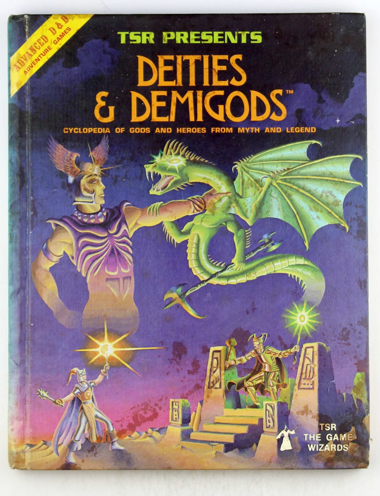 AD&D Cthulhu Deities & Demigods 2nd Printing Stained Ward ORIGINAL