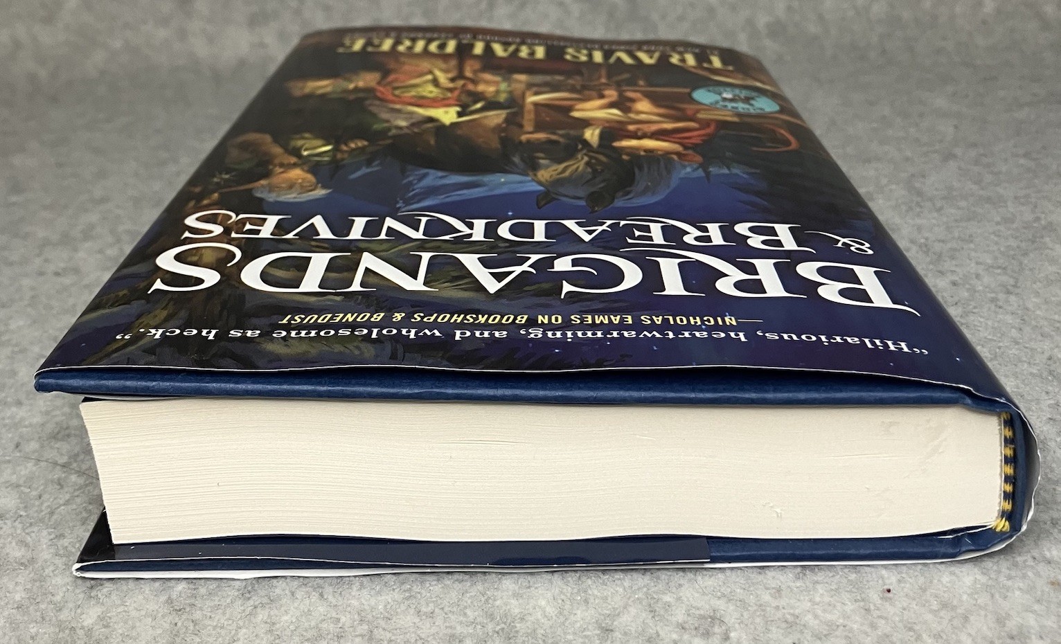 Brigands and Breadknives Travis Baldree 2025 Hardcover Signed 1st Ed w/Sticker