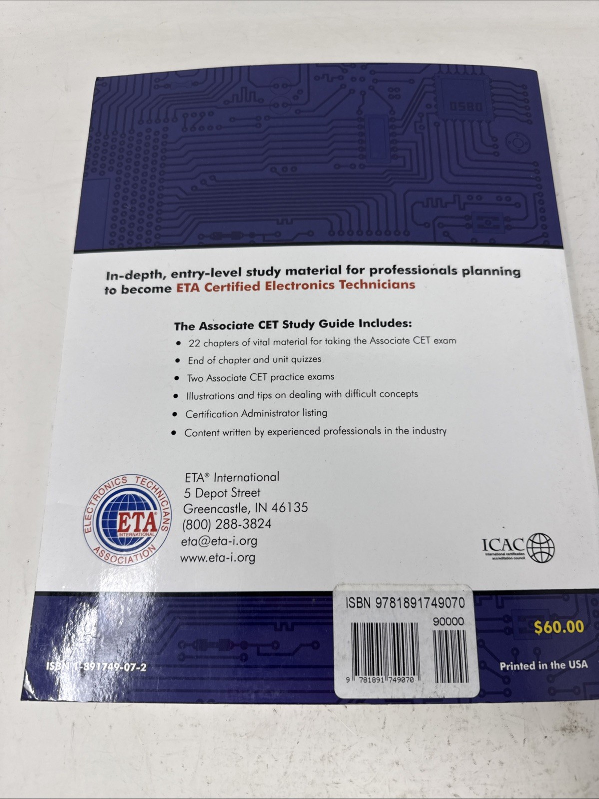 ASSOCIATE CET STUDY GUIDE, 6th Ed. *Unused