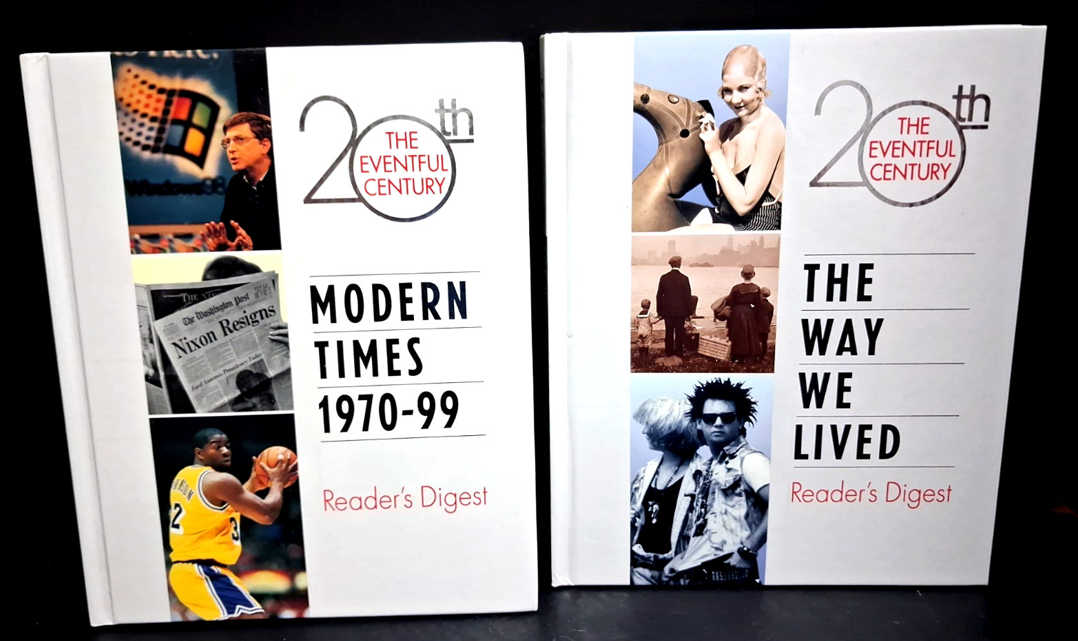 Set of 8 The Eventful 20th Century Reader’s Digest 1999 Hardcover Books
