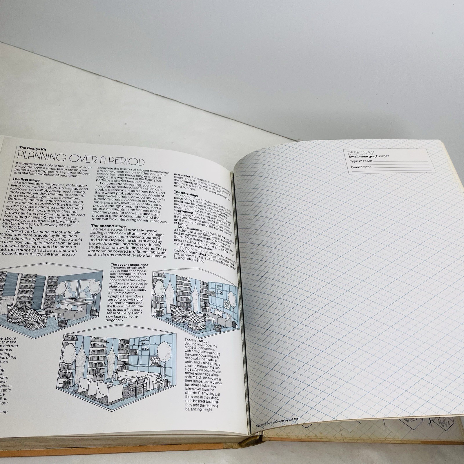 The Decorating Book by Gilliatt Pantheon Books, NY Vintage Decor Interactive
