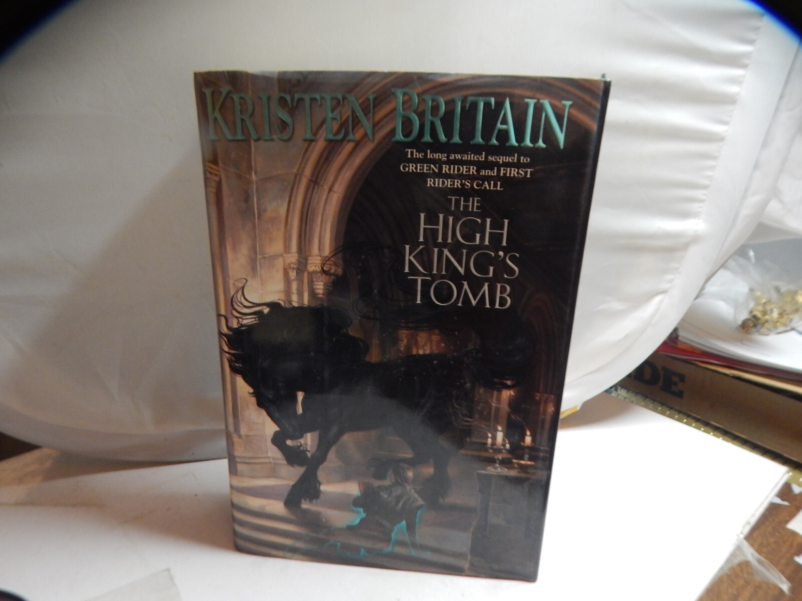 Kristen Britain Fantasy Books Green Rider Trilogy Complete 1 HCDJ & 2 PB