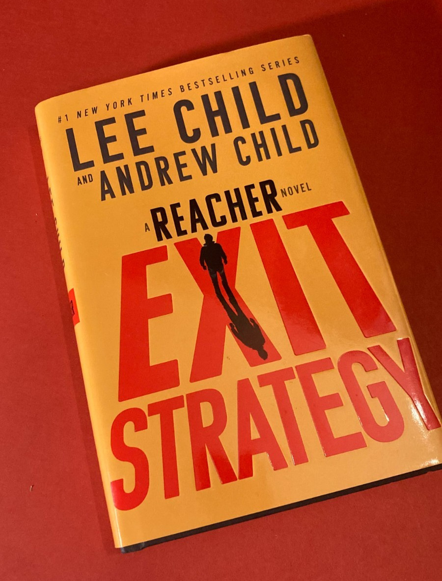 Exit Strategy: A Reacher Novel by Lee Child – Hardcover Book with Jacket