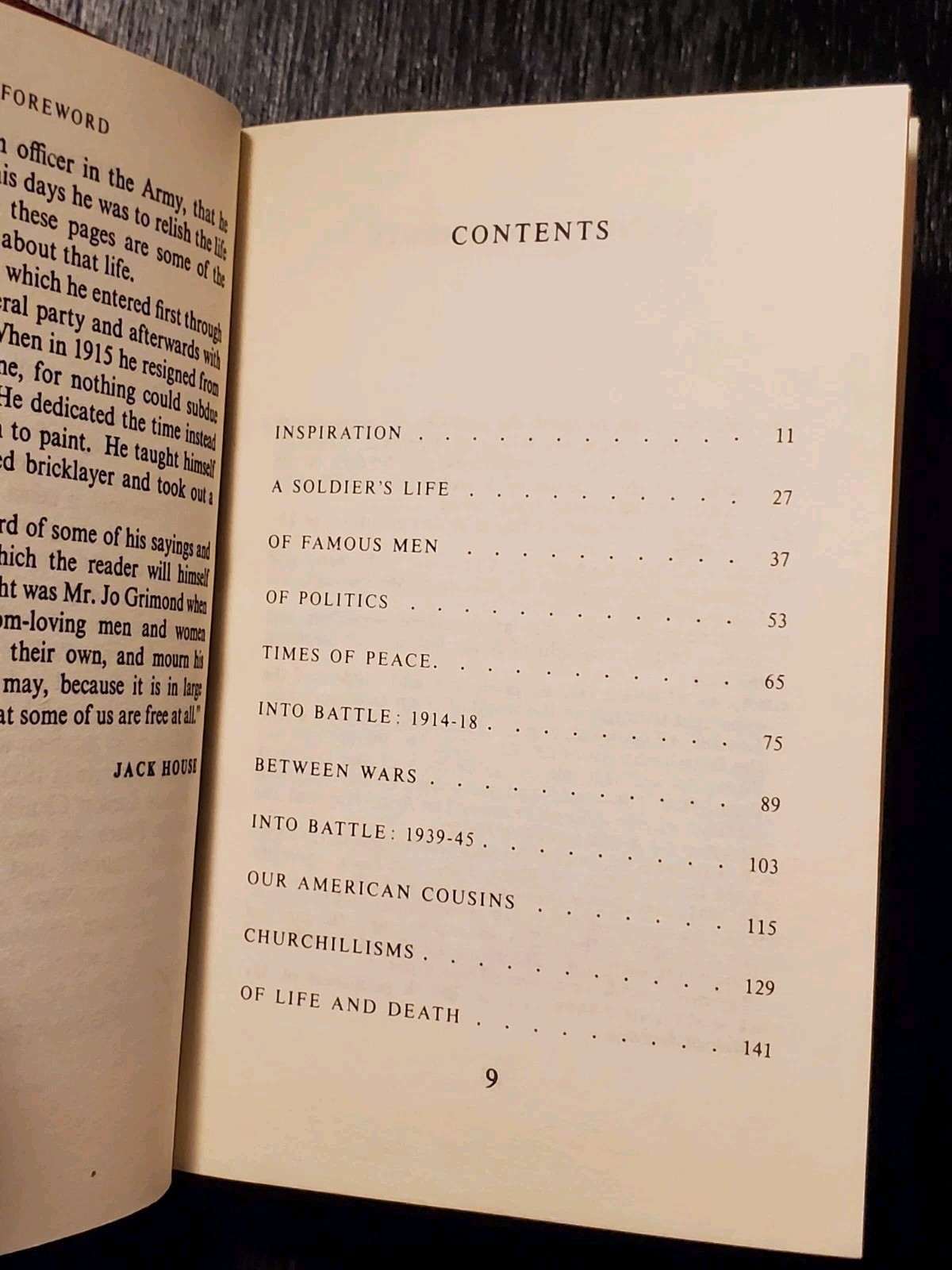 Winston Churchill: His Wit and Wisdom | Hyperion Press | Red Gold Hardcover Book