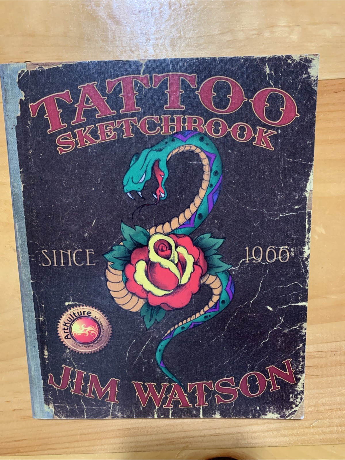 Jim Watson TATTOO SKETCHBOOK Since 1966` (Paperback) Superior Tattoo Flash