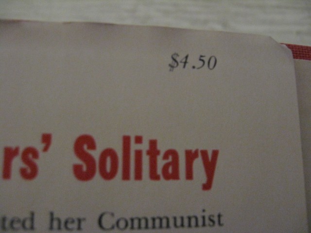 „7 YEARS‘ SOLITARY“ Edith BONE; FE 1957 HC /DJ, VGC