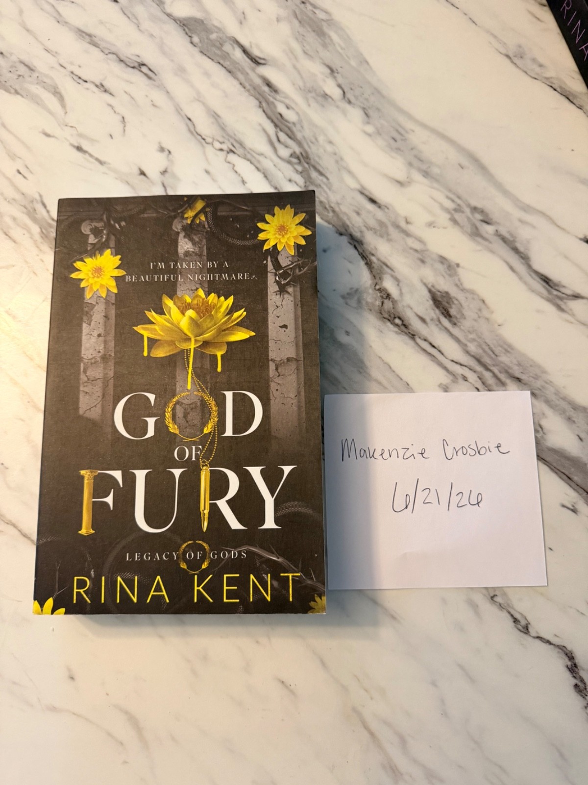OOP (Out of Print) Legacy of Gods Series by Rina Kent Paperback