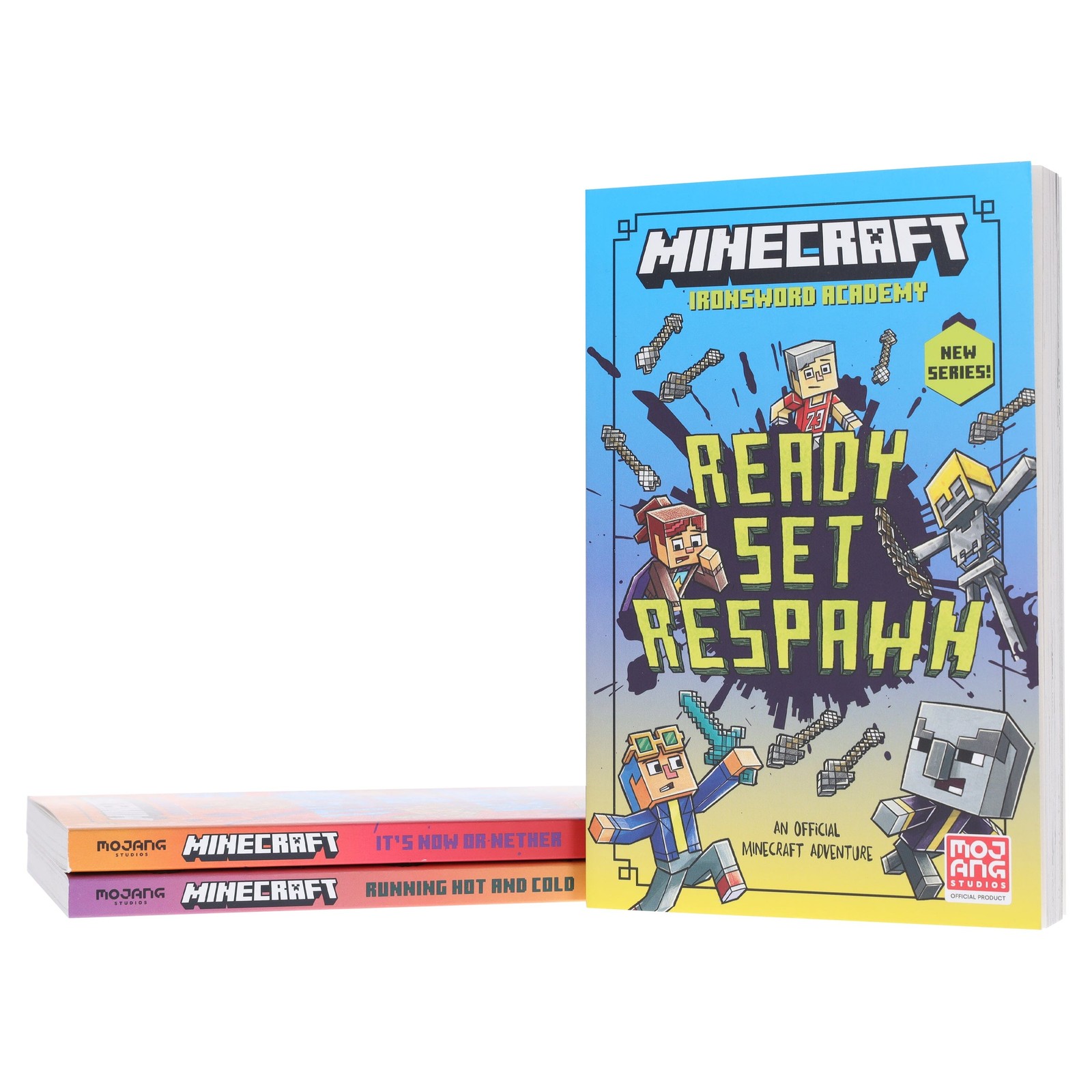 Minecraft Ironsword Academy Series by Mojang AB 3 Books – Ages 6-9 – Paperback