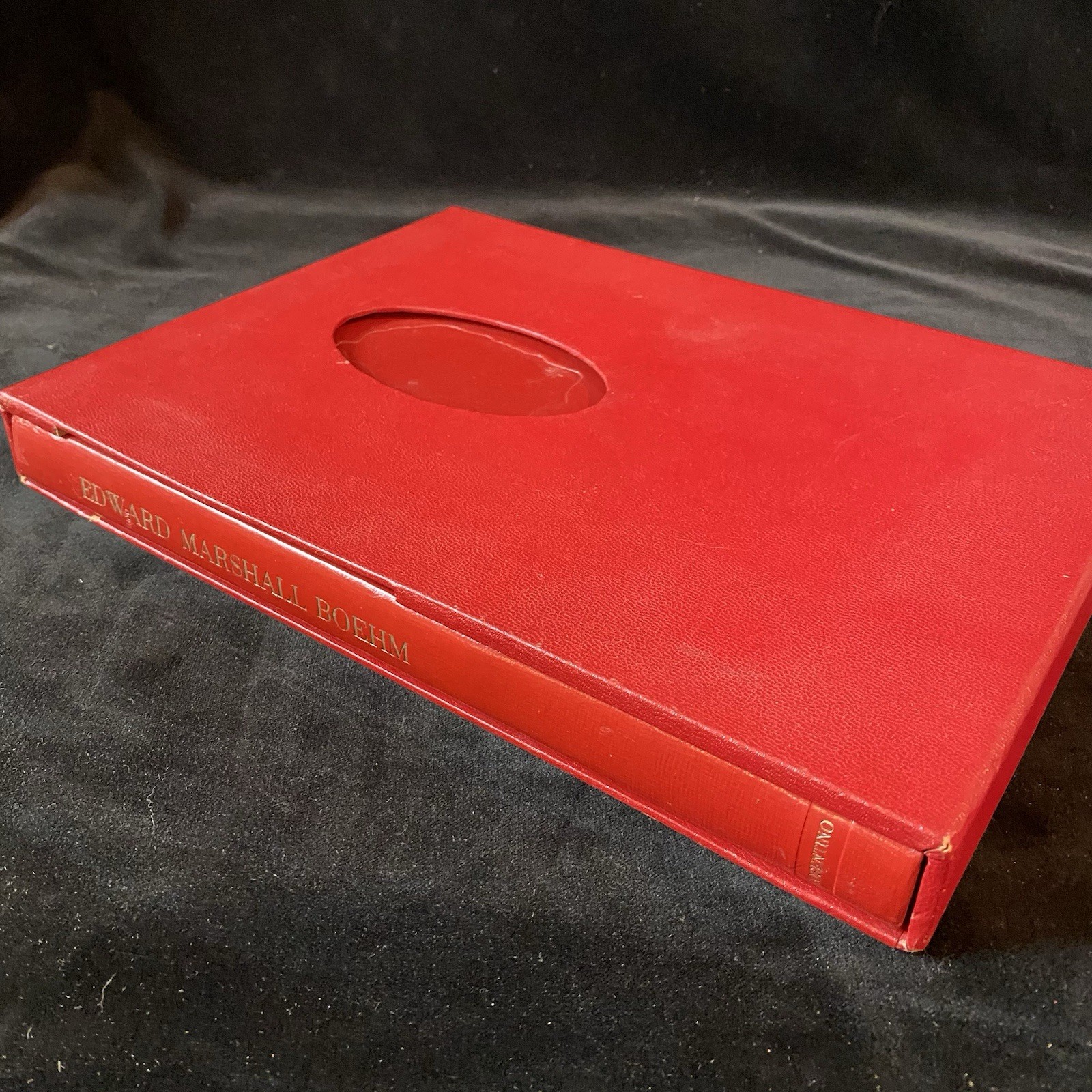 Signed Ltd Ed Edward Marshall Boehm 1913-1969 Book Slipcase Missing Medallion