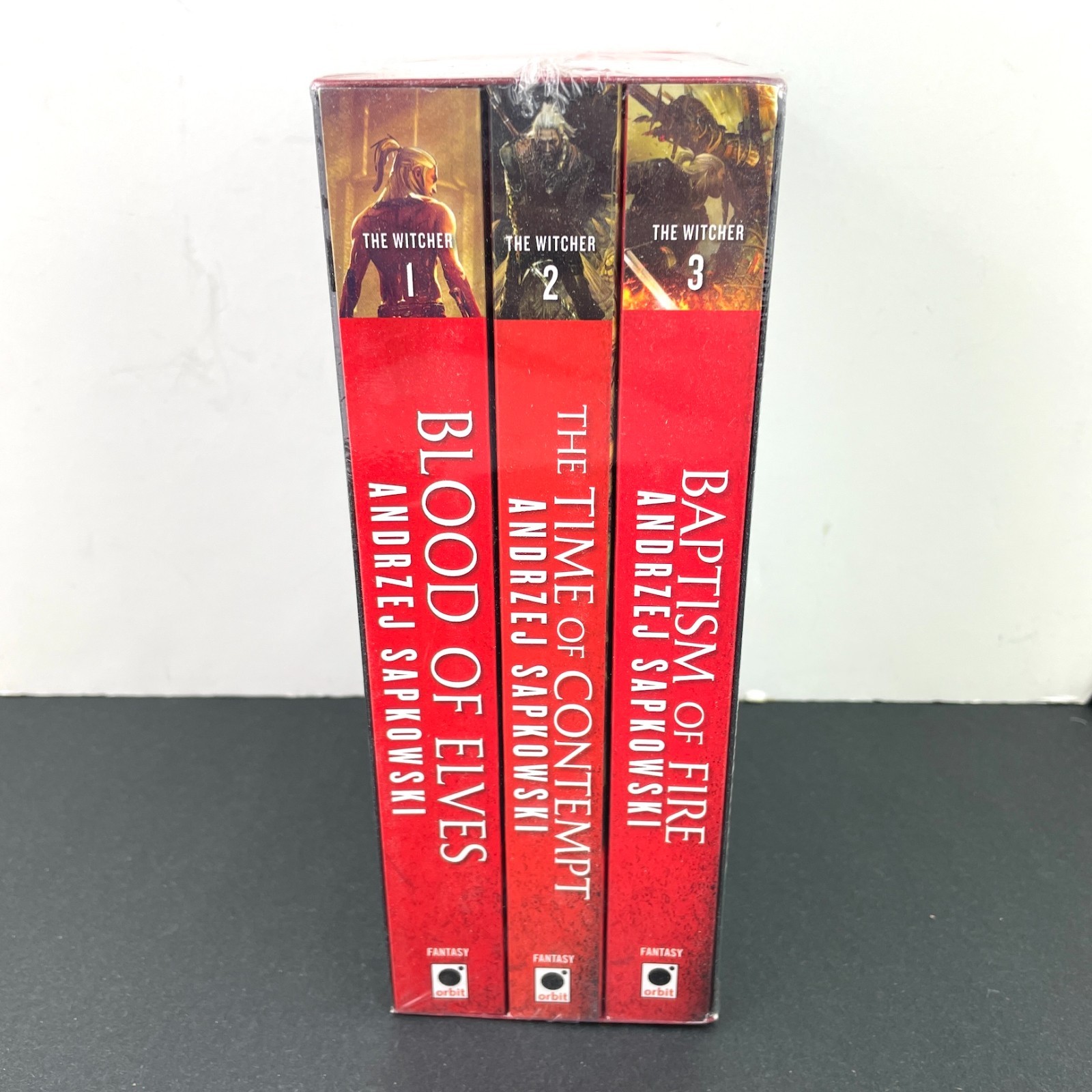 The Witcher Book Box Set: Blood Of Elves Time Of Contempt Baptism Of Fire Sealed