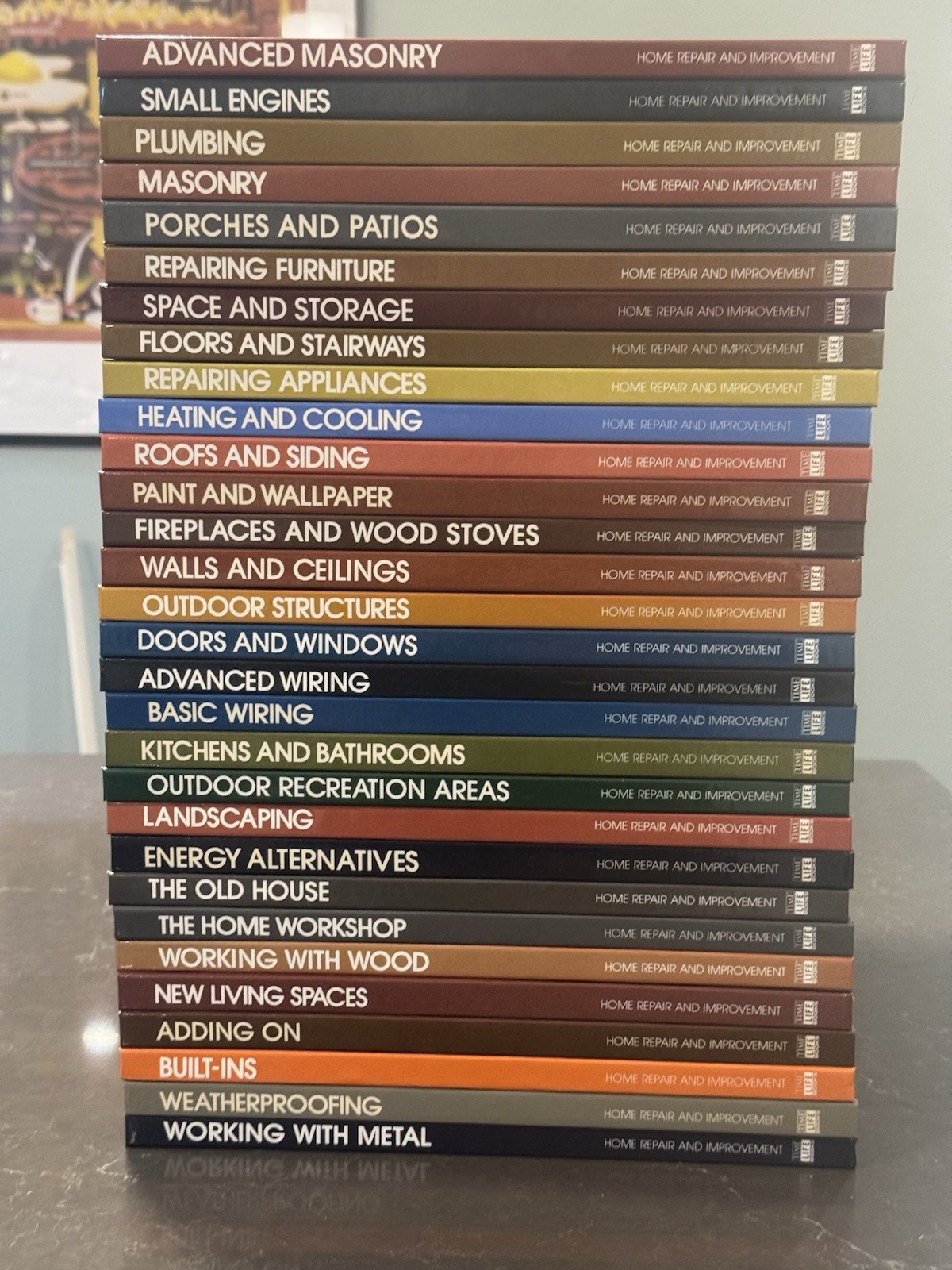 Time Life Home Repair & Improvement Hardback Books; Set Of 30 (1993 4th Print)