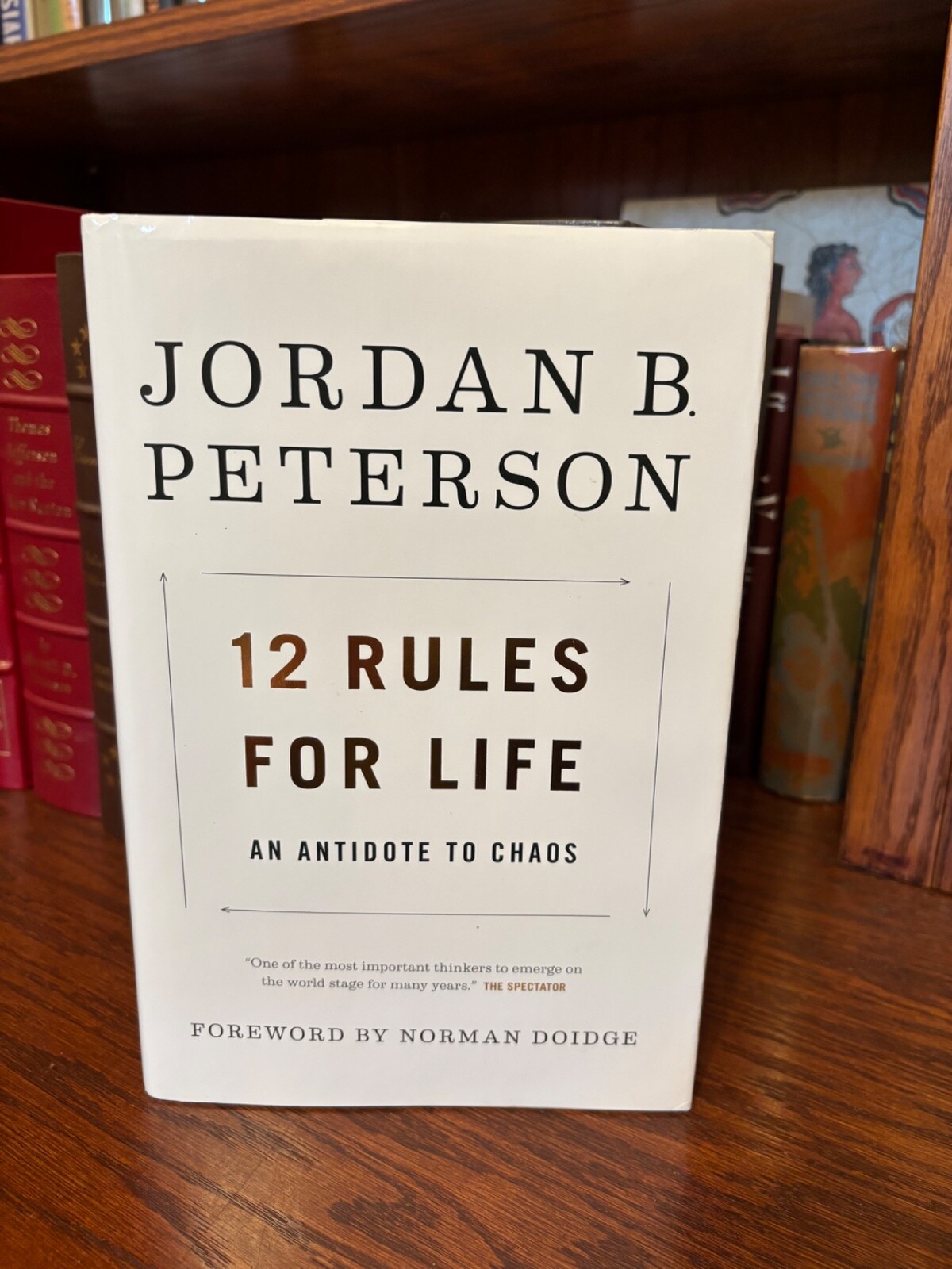 12 Rules for Life. Jordan B. Peterson 1st HC Ptg. Random House Canada 2018.