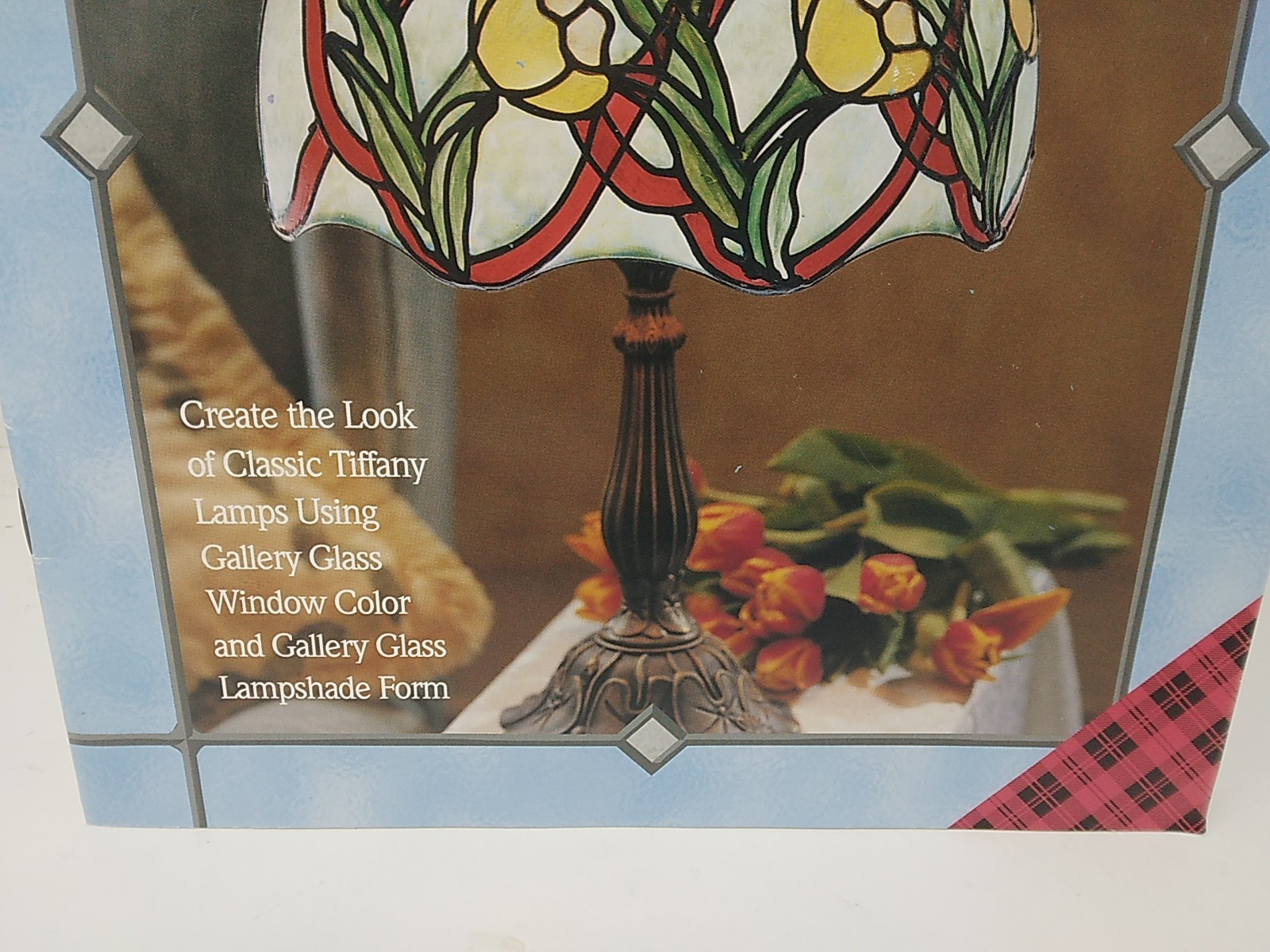 Plaid Gallery Glass Lampshades for Glass Art by Carol Smith 13 Designs
