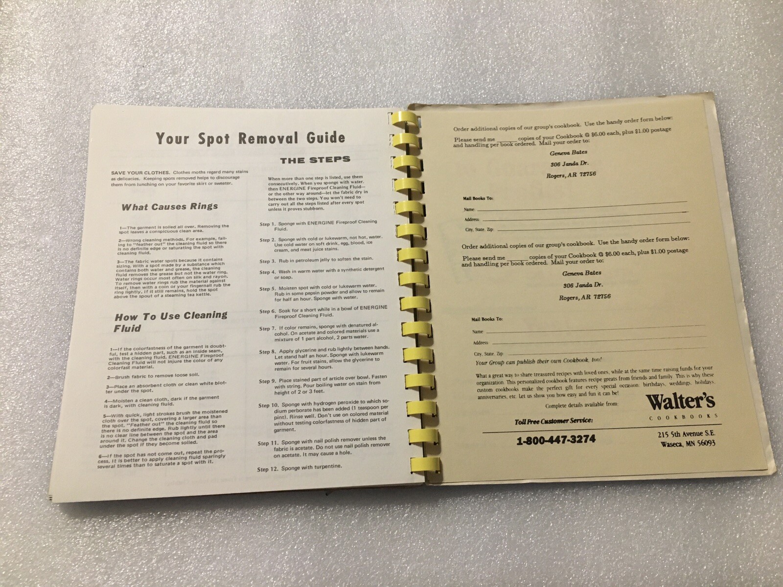 National Executive Housekeepers Association Cookbook Arkansas Chapter 114 Pages