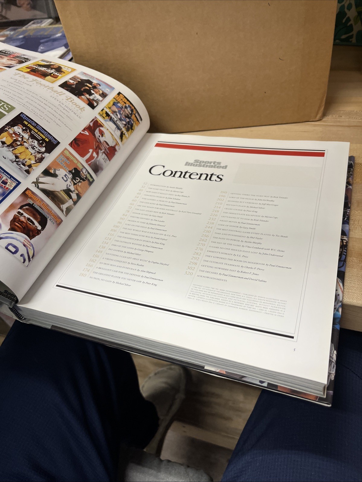 The Football Book by Sports Illustrated Editors 2009 Hardcover, Expanded Box 301
