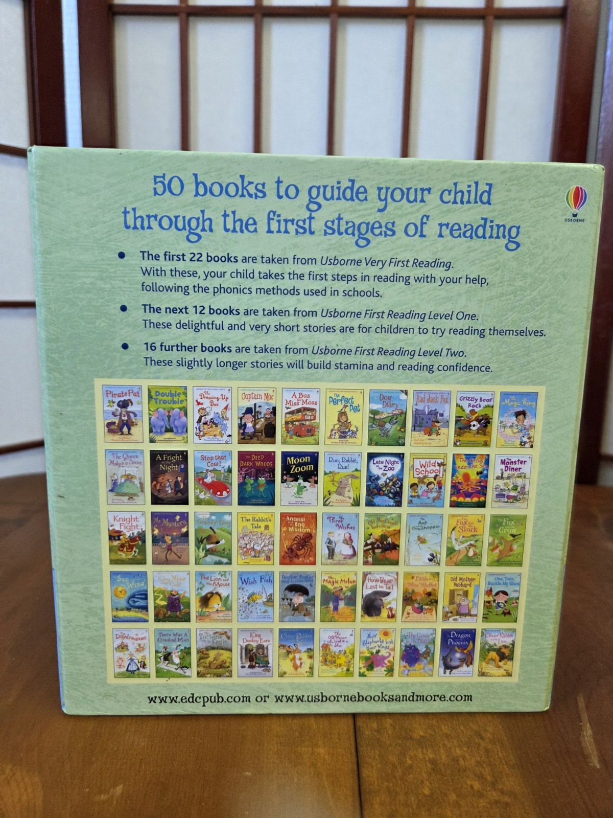 My First Reading Library Complete Box Set of 50 Books Usborne Kids Books 01252