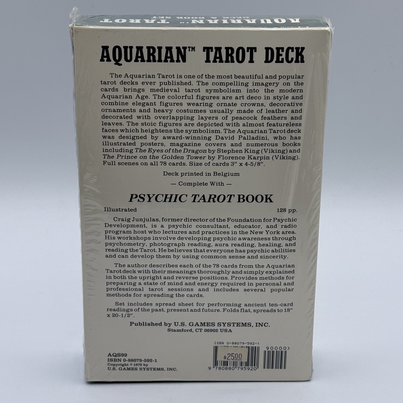 1970 Aquarian Tarot Deck/Book Set by David Palladini + Psychic Tarot OOP VTG