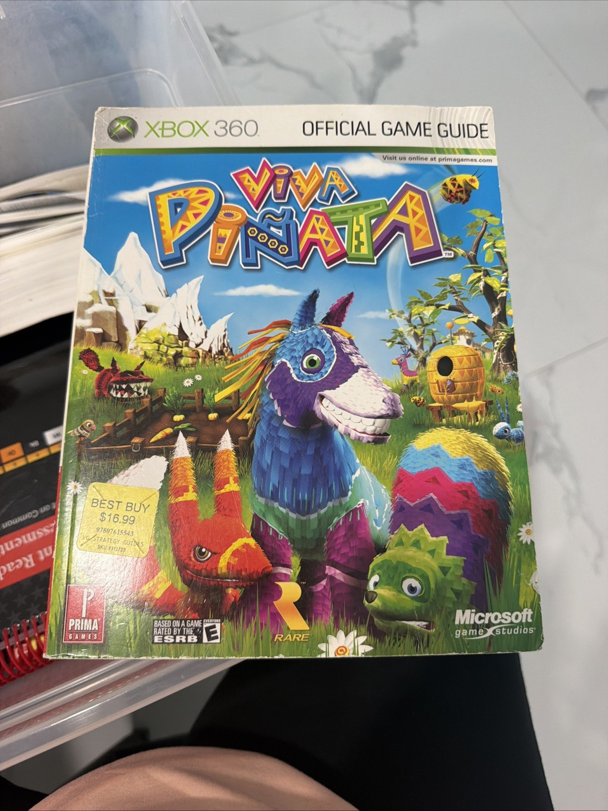 2007 Viva Piñata XBOX 360 Official Game Guide Prima Hodgson Microsoft Softcover
