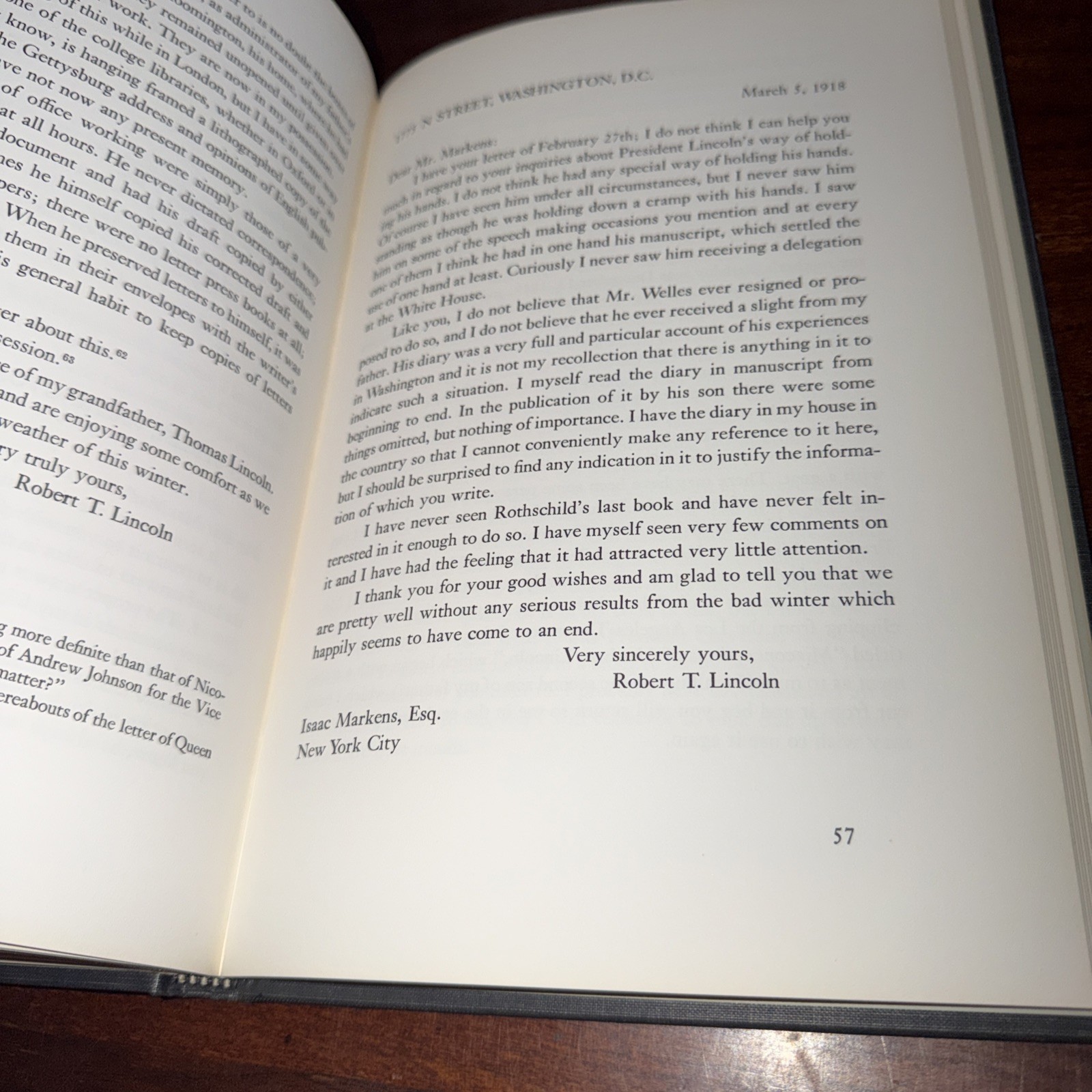 A Portrait of Abraham Lincoln in Letters by His Oldest Son Book 1968 Paul Angle