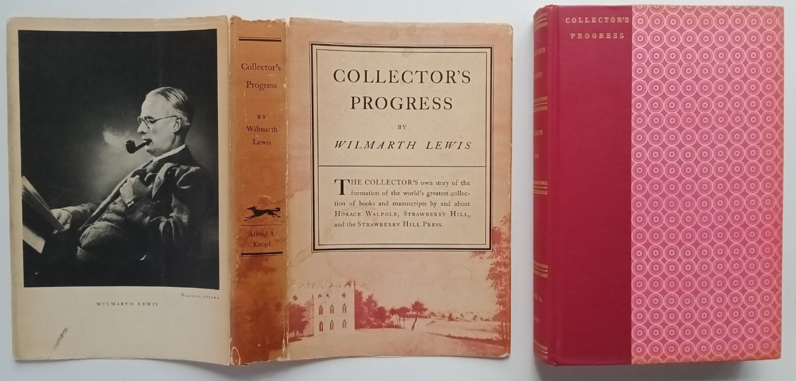 Collector’s Progress (1st edition) by Wilmarth Lewis (Alfred A Knopf, 1951) HCDJ