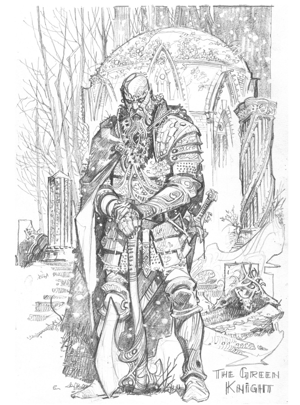 Michele Rubini Sketchbook: Gods, Legends & Fables