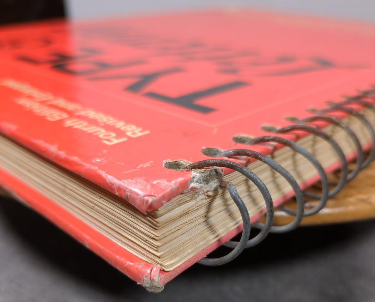 1966 Type & Lettering William Longyear VTG Revised 4th Edition Spiral Bound HC