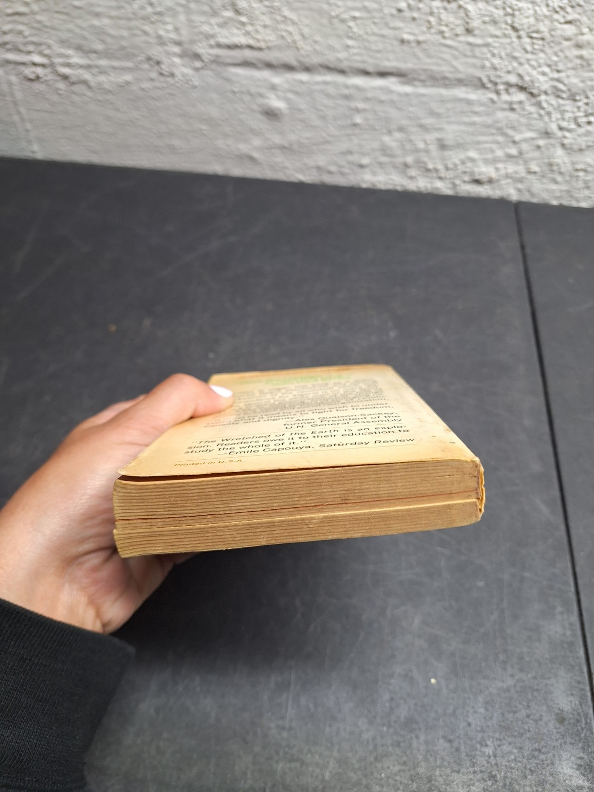 The Wretched of the Earth Frantz 1968 1st Ed PB 2nd Print Fanon Grove Press NY
