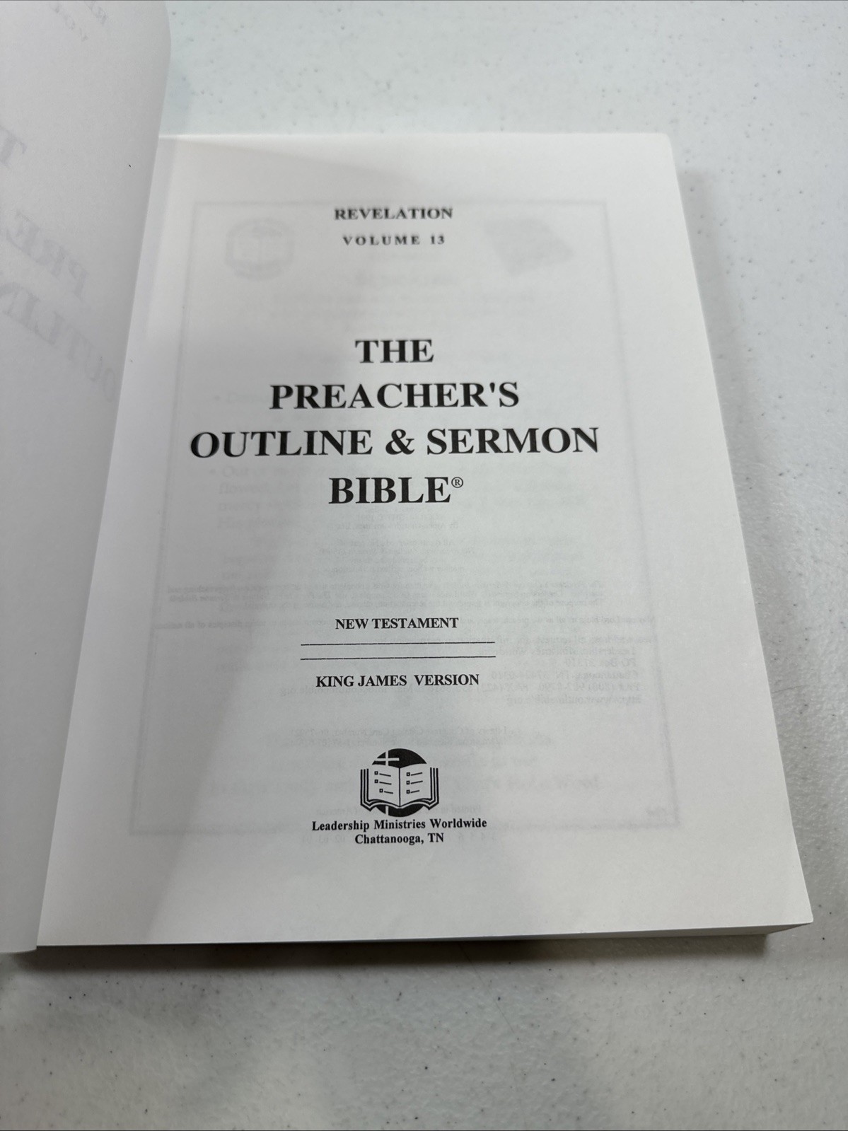 Preacher’s Outline & Sermon Bible-Kjv-Revelations