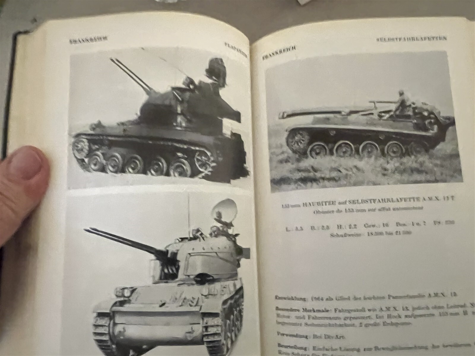 Taschenbuch Der Panzer 1969 Senger and Etterlin, F. M