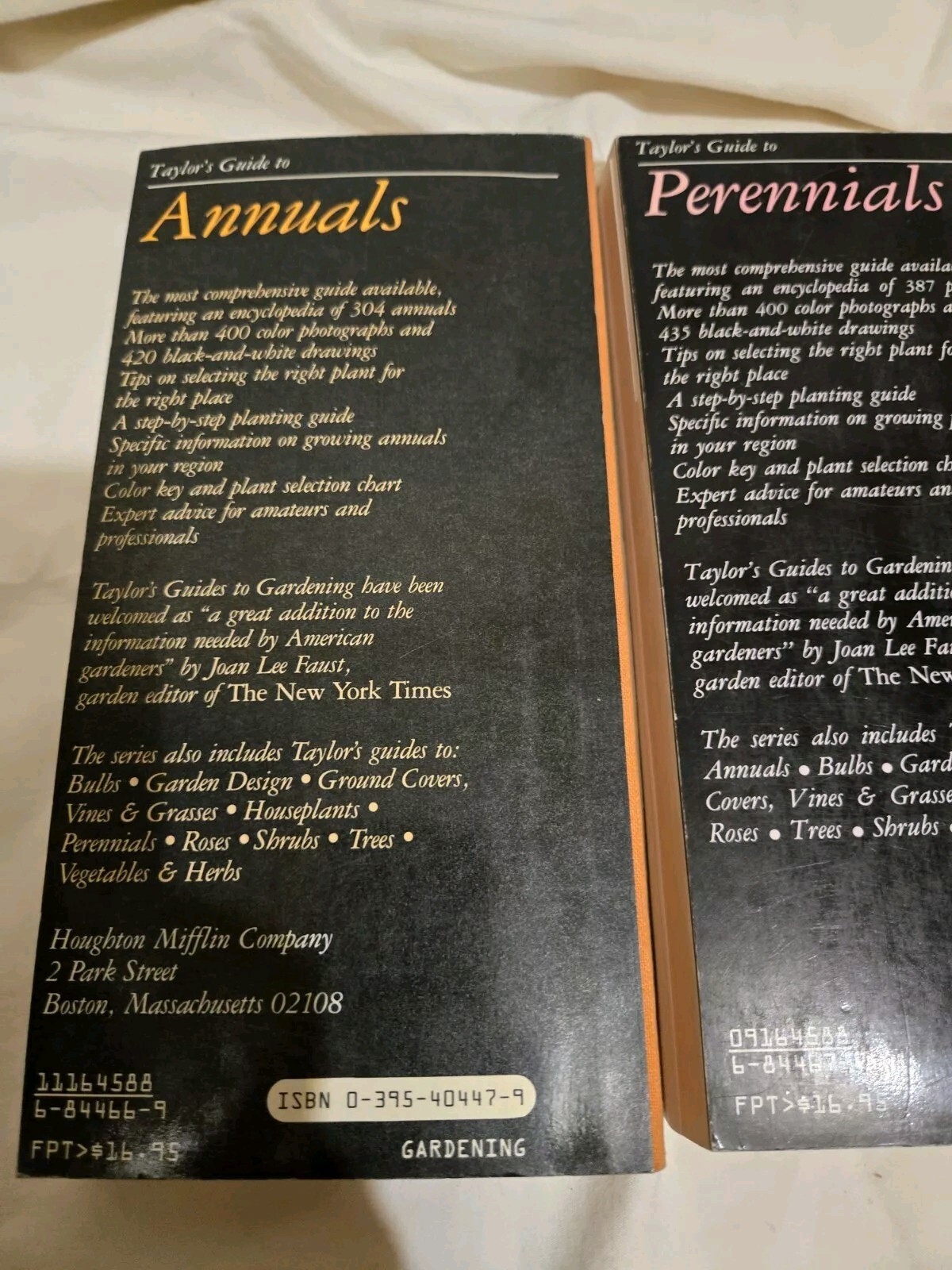 Taylor’s Guides to Gardening: Annuals, Bulbs,Perennials First Editions Softcover