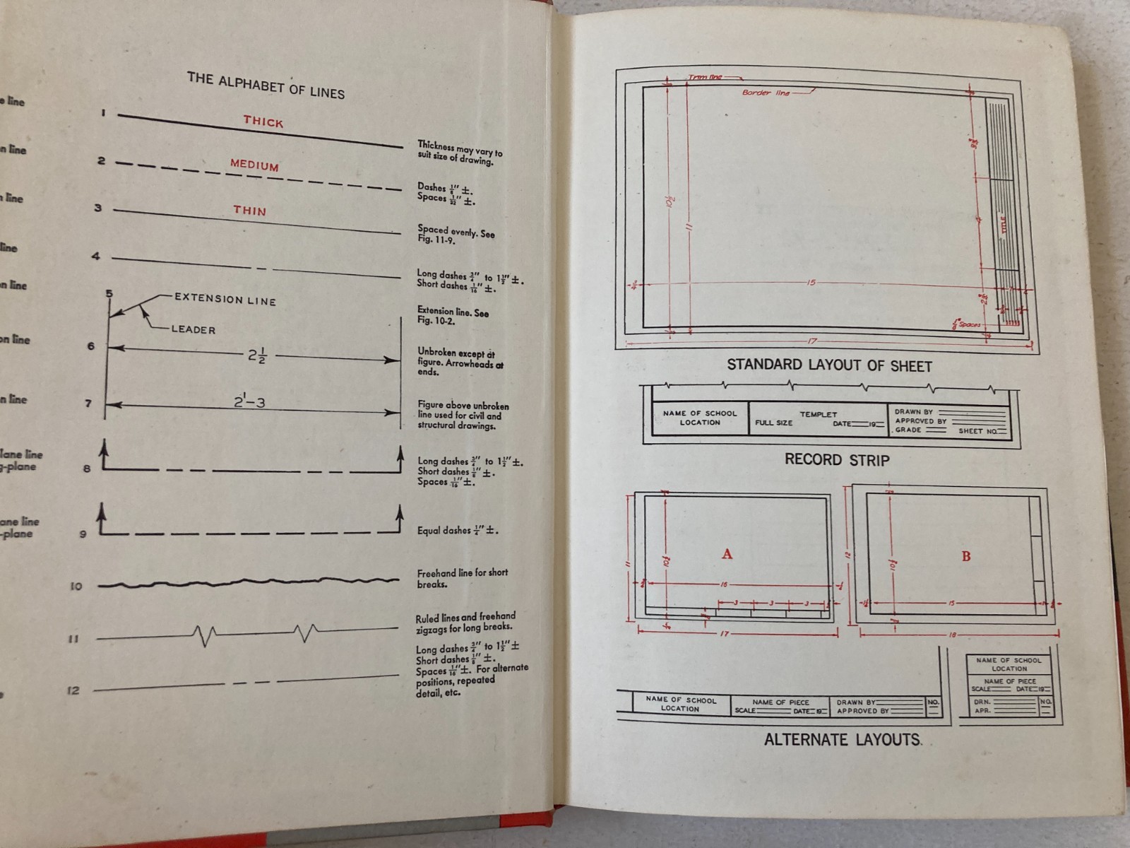 Mechanical Drawing McGraw Hill 6th Edition French and Svensen Hardcover 1962