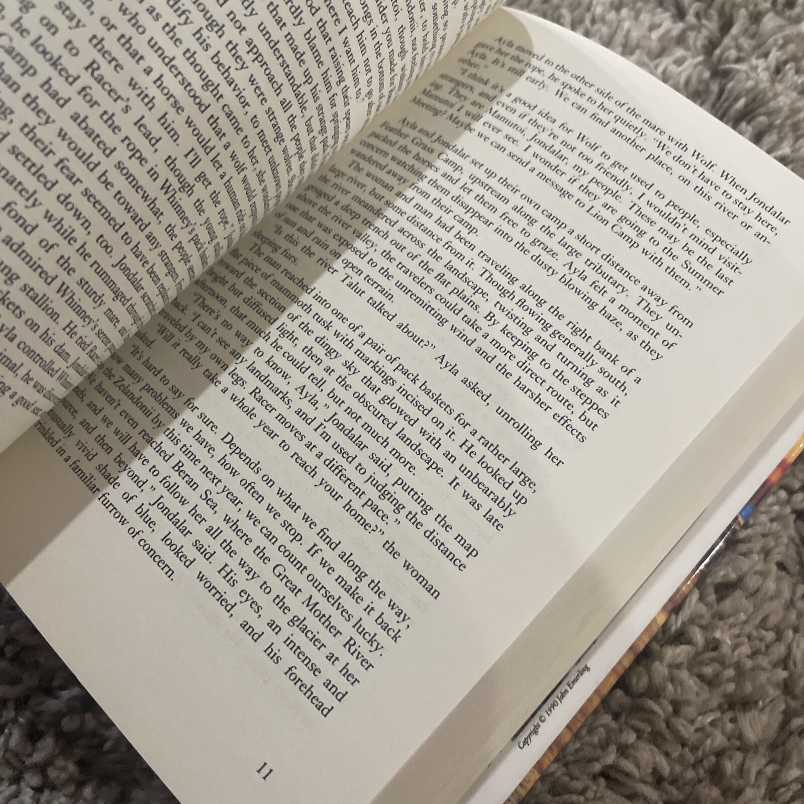 Earth’s Children Ser.: The Plains of Passage : A Novel by Jean M. Auel 1990 HCDJ