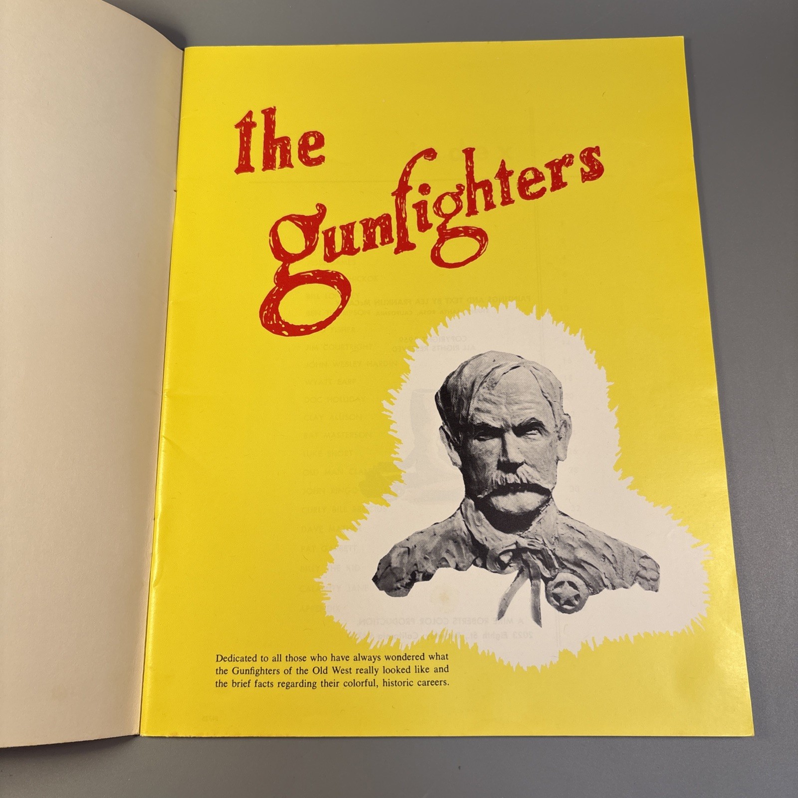 The Gunfighters Lea F McCarty 1959 Illustrated Color Prints Vintage Western
