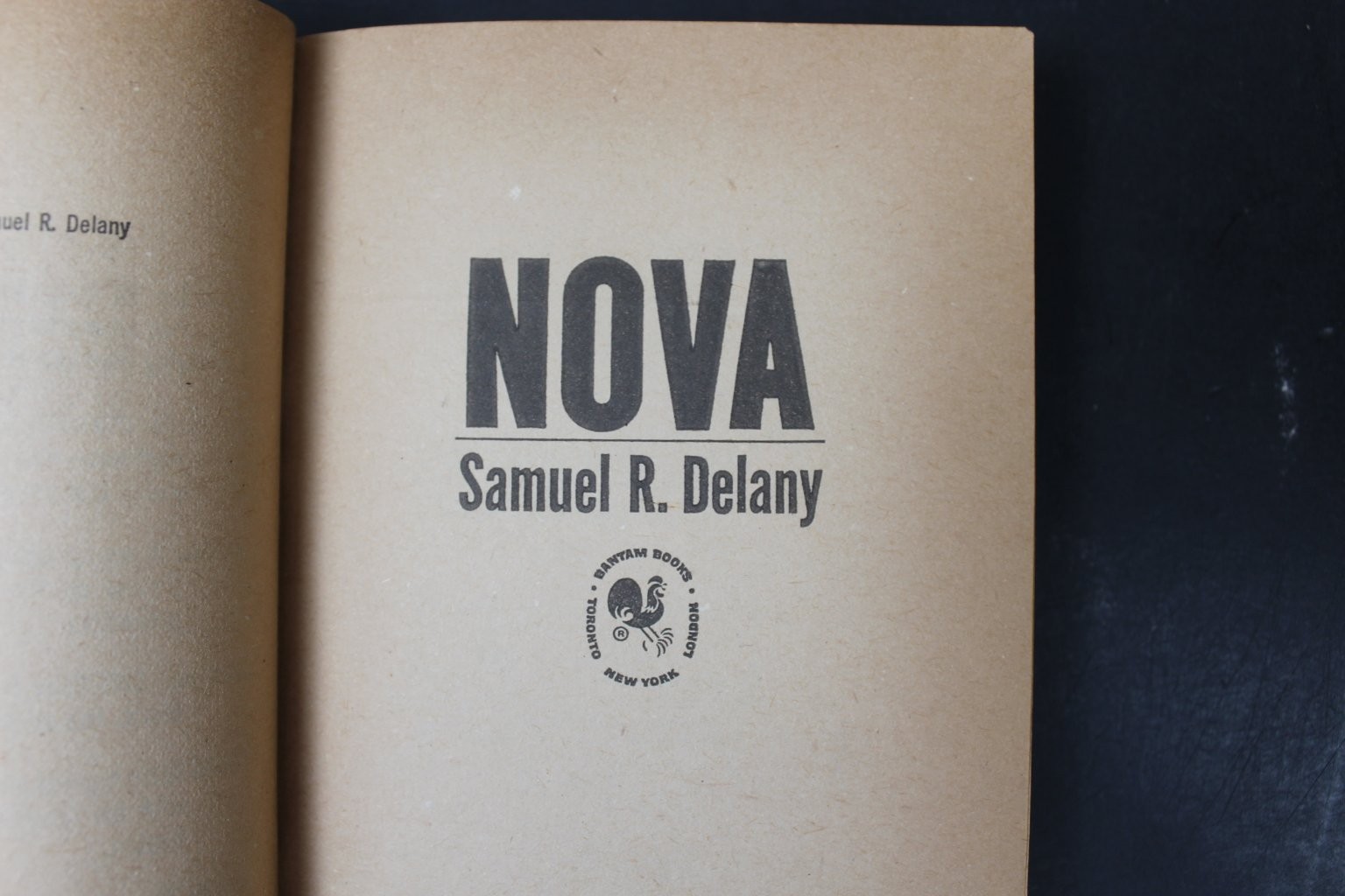 Nova Samuel R. Delany 1975 Bantam Edition 4th Printing Science Fiction PB