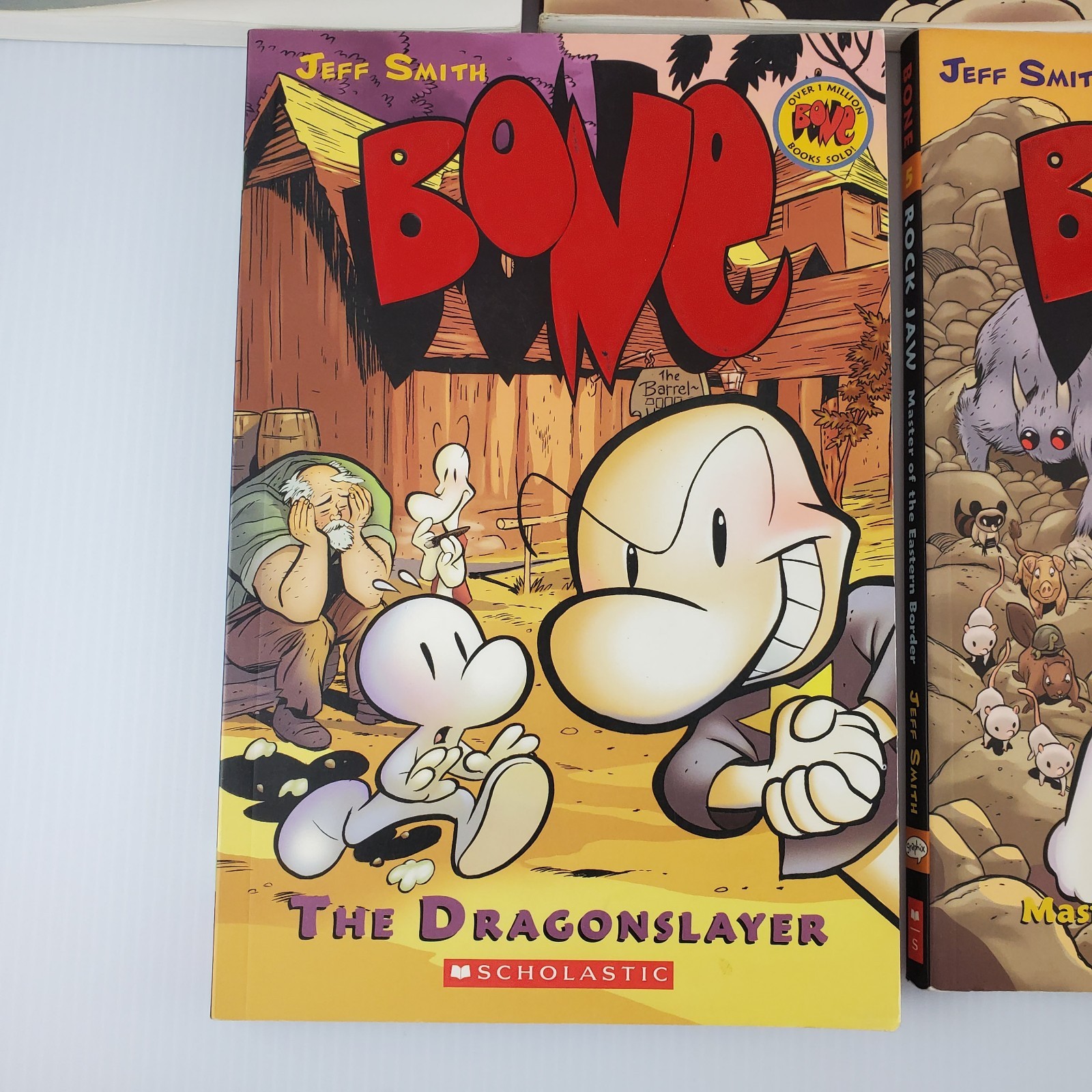Jeff Smith Volumes 1-9 Bone Comic Series Graphix Scholastic Books Lot Graphic