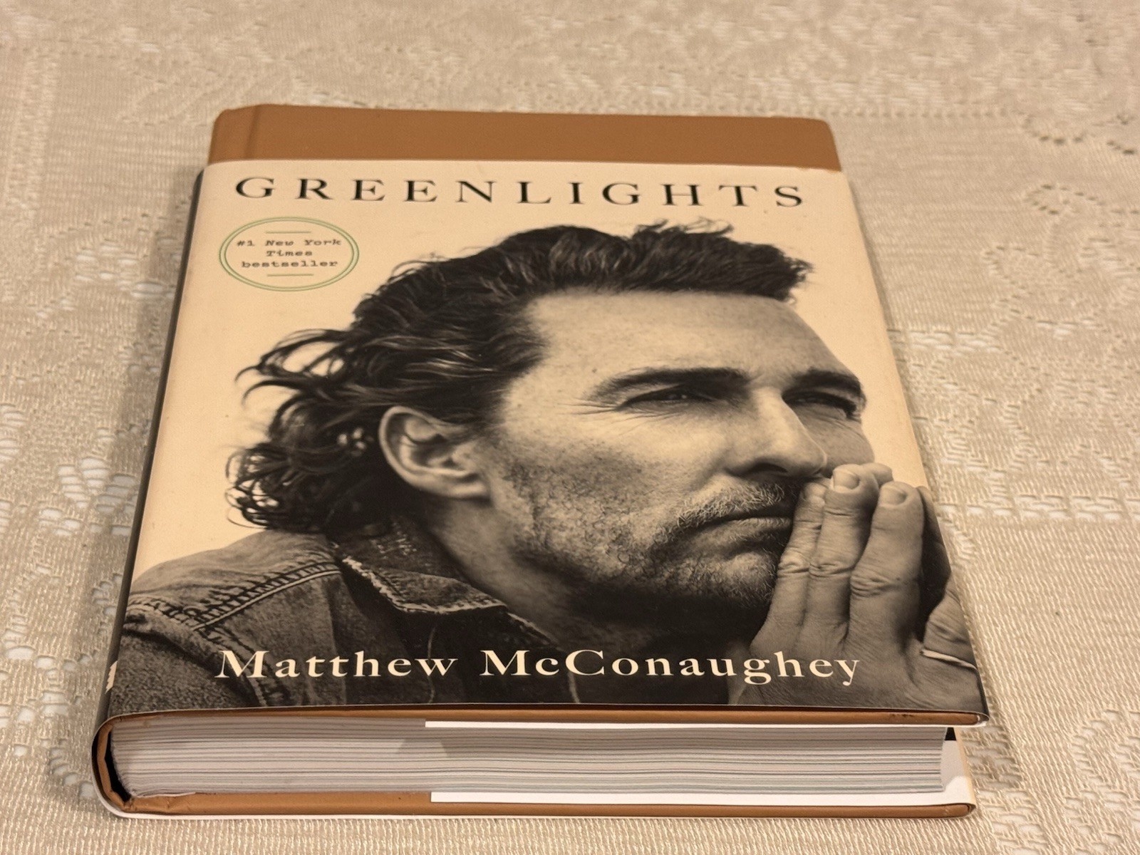 Greenlights by Matthew McConaughey, First Edition 2020 Hardcover Book, Crown NY